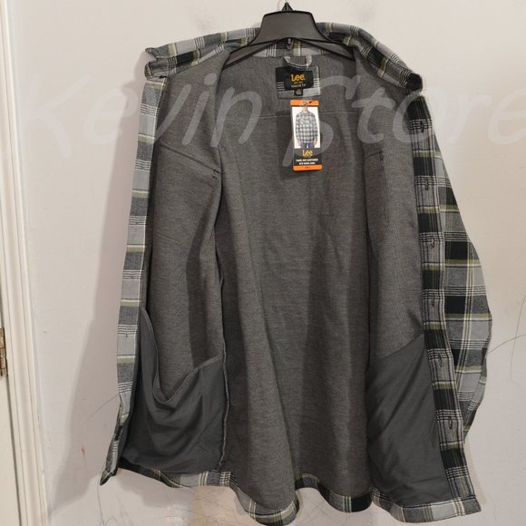 shirt jacket bonded with thermal lining Lee - Picture 3 of 9